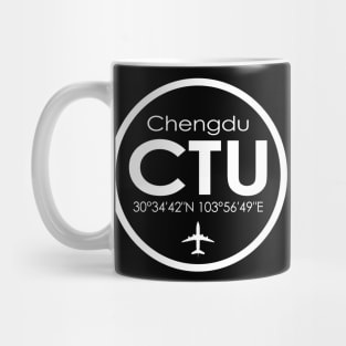 CTU, Chengdu Shuangliu International Airport Mug